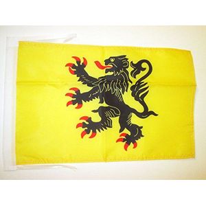 Midi-Pyrénées - Occitania Vlag 45x30 cm snoeren - Franse regio Midi-Pyrénées - Occitania SMALL vlaggen 30 x 45 cm - Banner 18x12 in Hoge kwaliteit - AZ FLAG