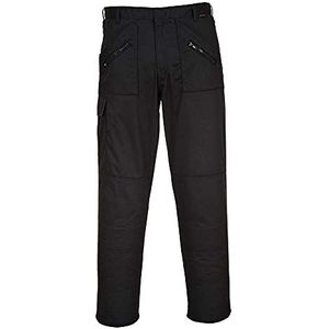 Portwest S887 Action Broek, Zwart, Normaal, Grootte 42