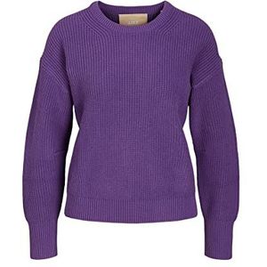 JACK & JONES JJXX JXMILA LS Twist Crew Neck Knit NOOS voor dames, Royal Lilac, XS