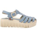 Art - Brighton - Leren Sandalen - Blauw - 3 tot 5 cm - Gesp - Casual