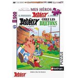 Nathan - Puzzel van 500 stukjes - Asterix bij de Bretons - Volwassenen en kinderen vanaf 10 jaar - Hoogwaardige puzzel - Mijn helden collectie - 87824