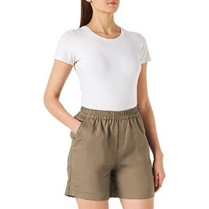 Noa Noa Essential Linen Casual shorts voor dames, bonge koord, 32 NL