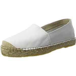 SELECTED FEMME Dames Sfmarley New Leather Espadrilles, wit, 38 EU