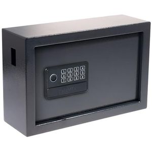 Pavo - Sleutelkluis met hoge beveiliging voor 20 sleutels/Sleutelkast/Afmetingen: 310 x 200 x 100 mm/Vingerafdruklezer/Type C-poorten/Inclusief 20 sleutelhangers