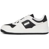 Tommy Jeans TJM Retro Basket Cupsole Tumble Em0em01513 Sneakers voor heren, Wit Ecru, 41 EU