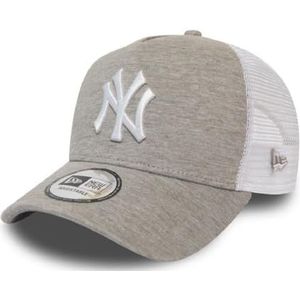 New Era New York Yankees MLB Jersey Essential Lichtgrijs Wit Verstelbare A-Frame Trucker Pet