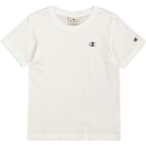 Champion Legacy Basics B-S-s Crewneck T-shirt voor kinderen en jongeren, Wit, 11-12 jaar