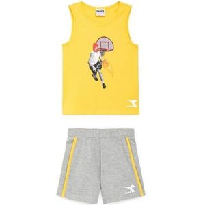 Diadora JB.Set SL Sport Art voor kinderen en jongeren, Vivibrant Yellow, XS