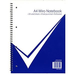Nu Office A4 Wiro Gelamineerde Kaart Notebook