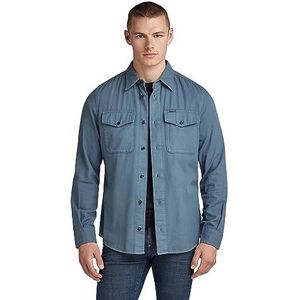 G-STAR Marine Slim Shirt heren Shirts,grijs (Axis Gd D20165-d454-g083),XXL