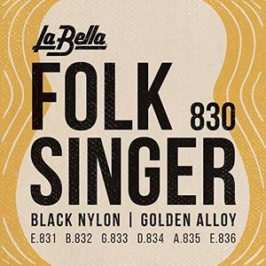 La Bella Folksinger 830, snaren voor klassieke gitaar