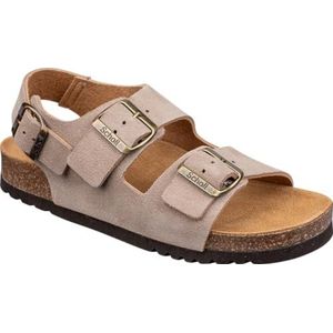Scholl Henriette damessandalen, donkerbeige, 40 EU