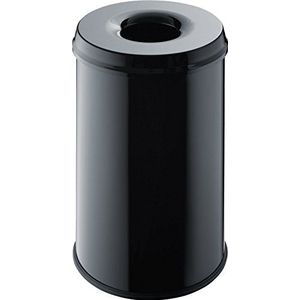 Helit afvalcontainer 30 Liter zwart