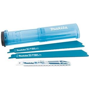 Makita B-44448 Reciprozaagbladenset B 6-delig in opbergdoos, elk 2 x reciprozaagblad B-05044, B-16776, B-16782, voor hout, metaal, non-ferrometaal, kunststof
