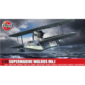 Airfix-modelset - A09183 Supermarine Walrus Mk.I-modelbouwset - Plastic modelvliegtuigsets voor volwassenen en kinderen vanaf 8 jaar, set inclusief sprues en stickers - Schaalmodel 1:48