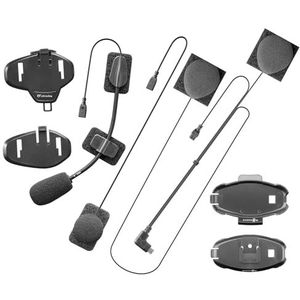 Interphone - Cellularline 40HD - Audiokit - Zwart - Mini USB