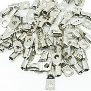 ERKO 50 stuks professionele buiskabelschoenen KCS voor meerwielers voor M10-schroeven en draadgrootte van 16 mm2