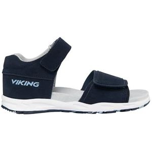 Viking Meisjes Alv 2v sandaal, blauw, 26 EU