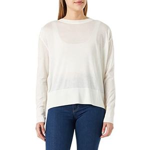 BOSS C_eknit T-shirt voor dames, Open White118, L