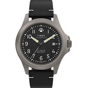 Timex Automatisch horloge TW2V54000, Zwart, riem