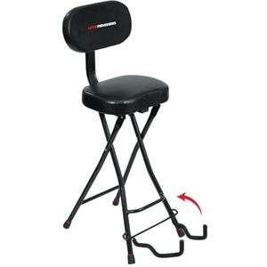 Gator Frameworks GFW-GTR-SEAT Gitaar Stoel/Statief Combo, zwart