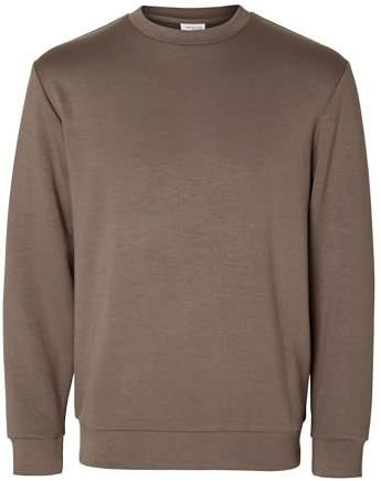 SELETED HOMME - SLHEMANUEL - Sweatshirt - Morel - Ronde Hals