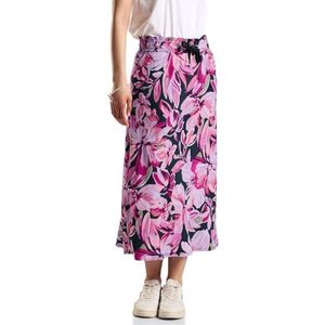 STREET ONE Midirok met bloemen, Magnolia roze, 36