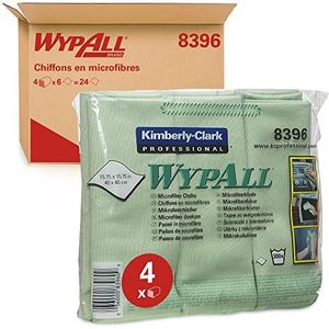 WypAll Microvezeldoeken 8396 – 4 pakjes met 6 doekjes, groen