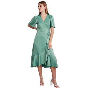 Y.A.S Yasthea 2/4 Midi Wrap Dress S. Noos, malachite green, L