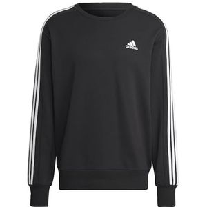 adidas Essentials French Terry 3-Stripes sweatshirt voor heren (1 stuk)