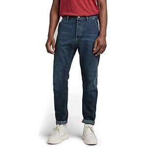 G-STAR RAW Grip 3d Relaxed Tapered Jeans heren, blauw (Worn in Deep Teal D243-d325), 33W / 34L