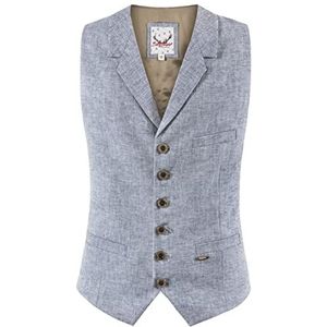 Stockerpoint Heren vest Harry klederdrachtvest, blauw (blauw)., 50