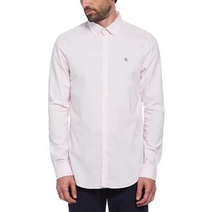 Original Penguin - Ls Oxford Stretch No - Herenhemd - Perfect Roze