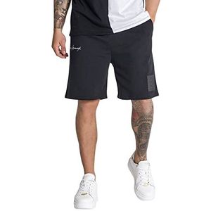Gianni Kavanagh Zwarte blokshorts voor heren, blue, M