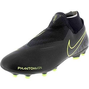 Nike Unisex Volwassenen Phantom Vsn Academy Df Fg/Mg Voetbalschoen, Veelkleurig Zwart Zwart Volt 7, 39 EU