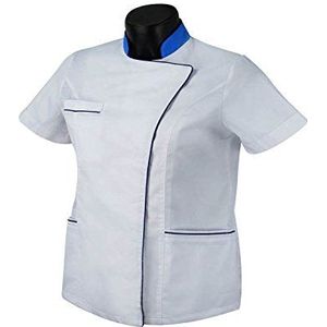 MISEMIYA Medical Uniforms Scrub Top sanitairhemd voor dames, Wit (wit 2), M