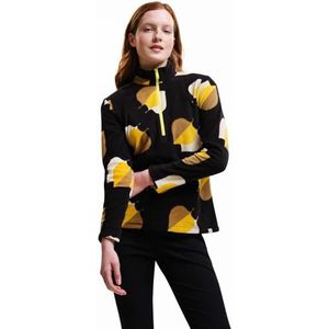 Regatta Dames Orla Kiely Half Zip Pullover Fleece, Shadow Elm Geel, 38