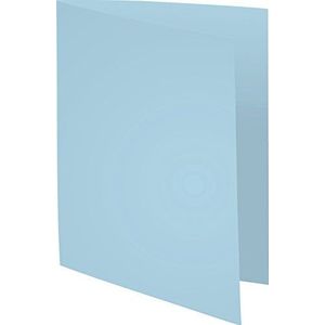 Exacompta - ref. 421006E - Set van 100 half-stevige dossiermappen Forever® 170 g/m2 - 100% gerecycleerd en Blauer Engel gecertificeerd - Afmetingen: 24 x 32cm Formaat A4 - lichtblauwe kleur