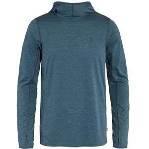 Fjällräven Abisko Sun-Hoodie M T-shirt voor heren, Blauw (Indigo), S