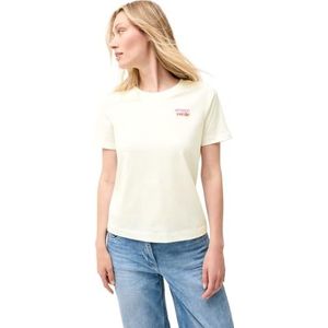 CECIL - Shirt - Lichtgewicht - Katoen - Ronde Hals - Kleine Tekstprint