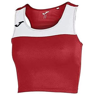 Joma Dames Race T-shirts, rood/wit, S