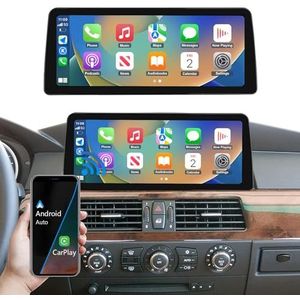 Road Top 12.3 Inch Autoradio Car Touchscreen Draadloze Carplay voor BMW 5er E60/E61 2003-2008 Jaar met CCC Systeem, Auto Multimedia Radio Ontvanger, Ondersteuning Draadloze Android Auto, Mirrorlink