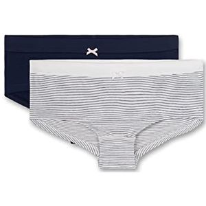 Sanetta Meisjes 347708 dubbelpak Cutbrief, White Pebble, 164 (verpakking van 2), wit pebble, 164 cm