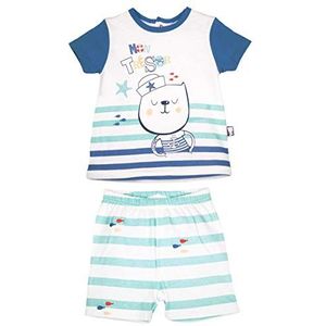 Samen baby jongens shirt + shorts bluefish - maat - 12 maanden (80 cm)