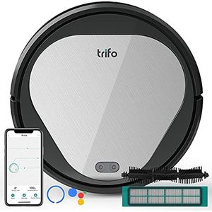 Trifo Emma Robotstofzuiger, sterke zuigkracht 3000Pa, automatisch opladen, compatibel met Alexa en Google Home en WLAN 2,4 G, ideaal voor harde vloeren en tapijten met korte pool