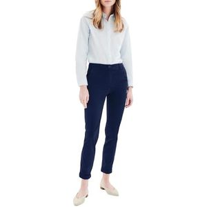 Caroll Chino broek met rechte pijpen, Marineblauw, 32