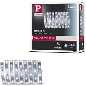 Paulmann 79858 LED Stripe MaxLED 250 2,5m Daglicht IP20 incl. 1x10 Watt Stripe Strip Lichtband 6500 K