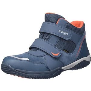 Superfit Storm Sneakers voor jongens, Blauw Rood 8030, 28 EU Schmal