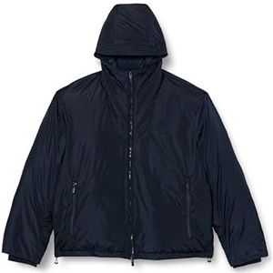 Armani Exchange The Urban Expedition, duurzaam logopatch-down jack voor heren, Donkerblauw, L