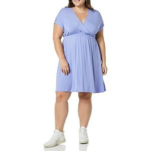Amazon Essentials Surplice jurk voor dames (verkrijgbaar in grote maten), zacht violet, L